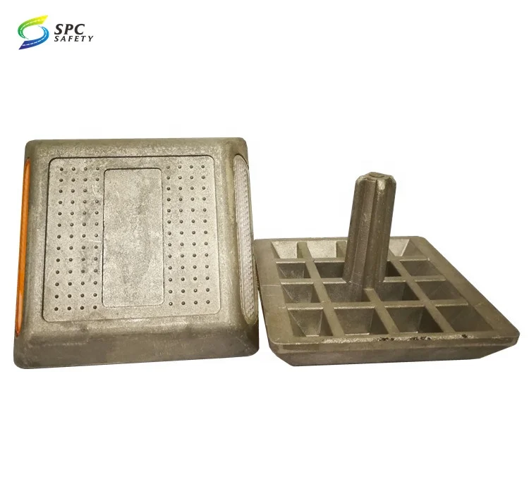 Cheap driveway traffic safety reflective sand filled road stud sign cat eye reflector raised Pavement aluminum road stud markers