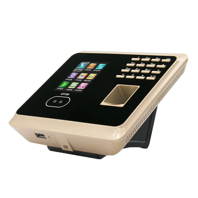 Wireless Biometric Facial Recognition Time Attendance Terminal WIFI Face Time Clock Employee Fingerprint Time Attendance