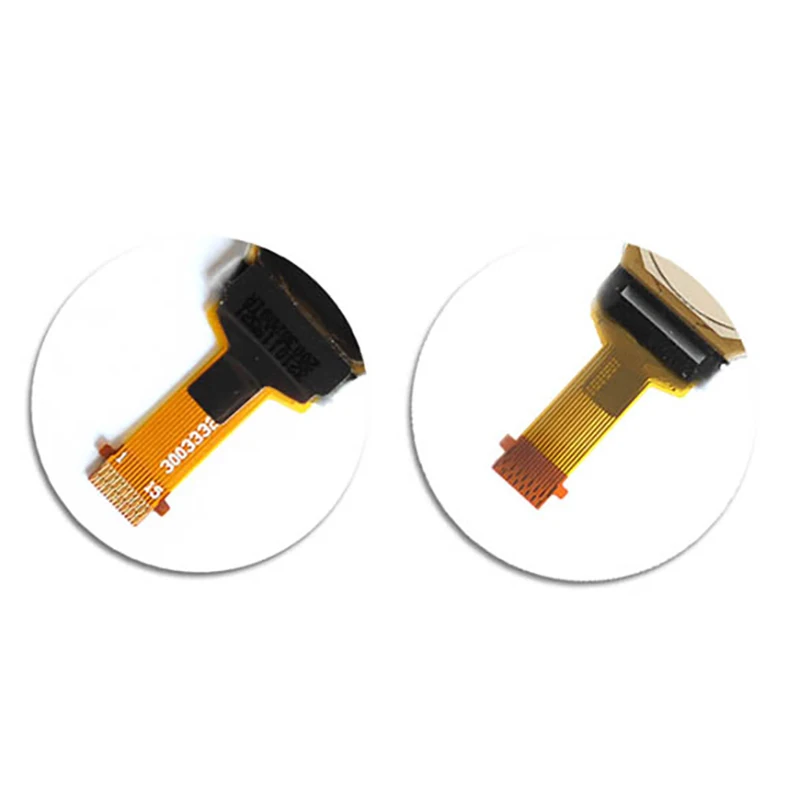 0.75 inch round small white 128x128 dots OLED display