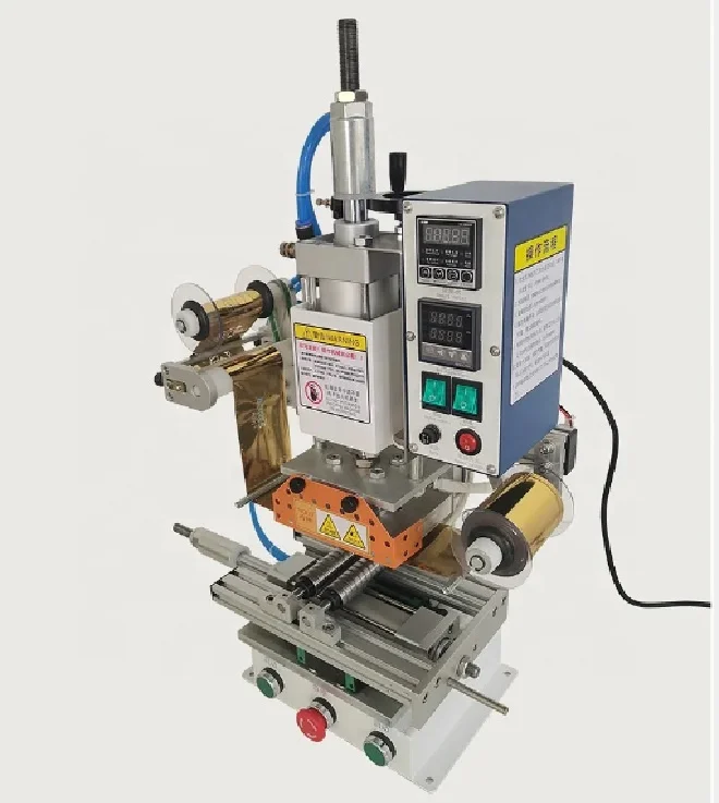 Automatic Hot Foil Stamping printing Machine Cosmetic bottles perfume jar Pens pencil Glass Bottles Round Bottle logo cap