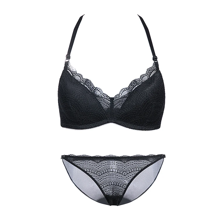
Sexy wireless Comfortable Female Girls Push Up Bra and Panty set 
