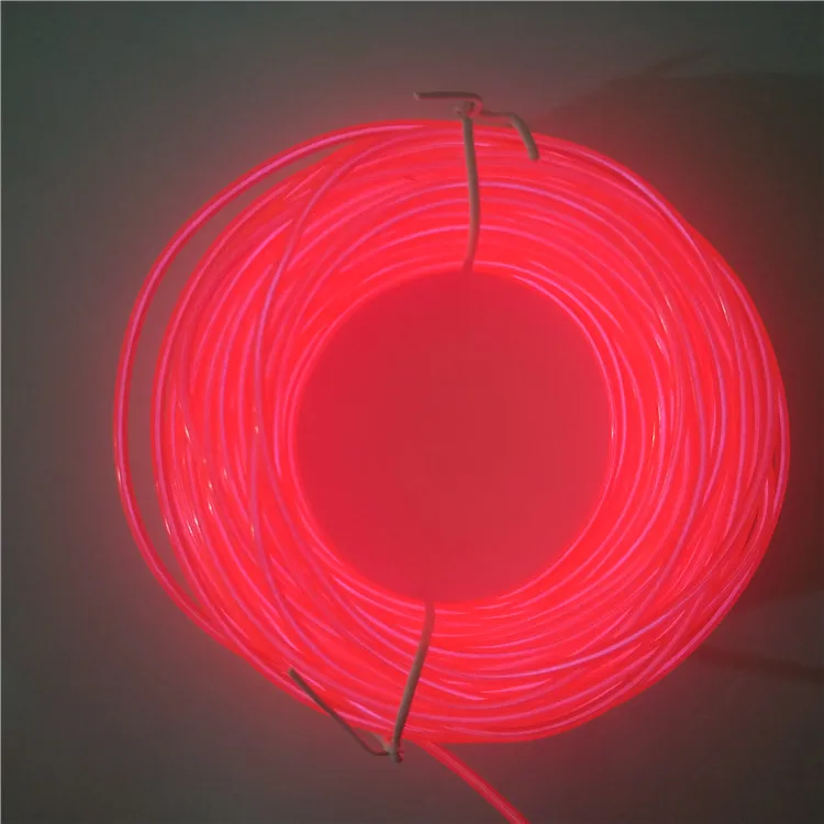 2 3 мм Неоновый свет свечение движения в погоне за электролюминесцентный EL чеканка провода