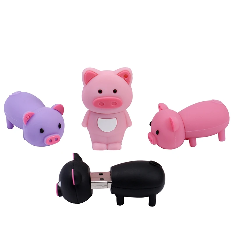 Cartoon Pen Drive 32GB Creative Gifts Memory Stick 16GB Cute Bear Free Key Chain U disk 8GB 4GB usb flash drive