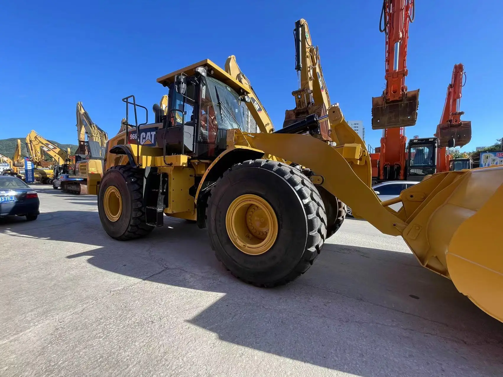 Good Condition 6 ton construction machinery CAT 996L front end used caterpillar wheel loader for sale
