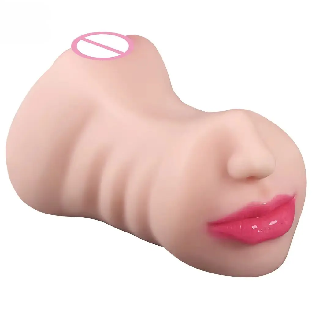 Wholesale 3D Pocket Pussy sex Doll Male Masturbator Doll Realistic Mouth Oral vagina Anal 3 in 1 Pocket Pussy sex Doll for men