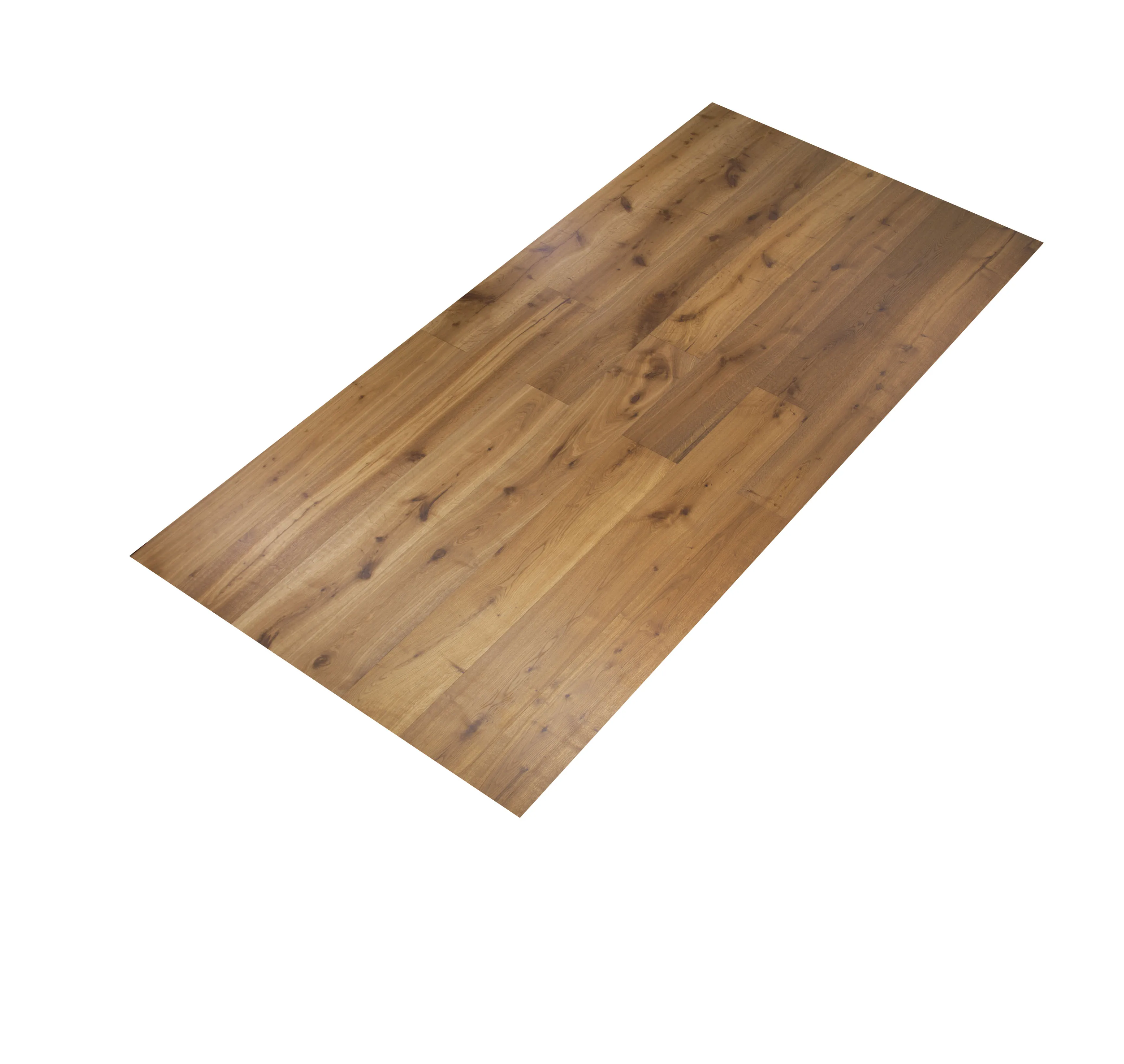 Villa/ hotel/ apartment  European white oak 3-layer engineered flooring 15/4*242*2210 saw cut Smoked Color Pine nut