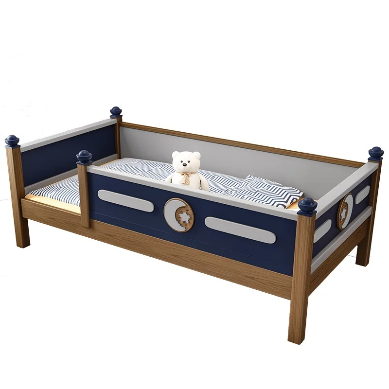 Storage Cabinet Stretchable Wood Bed Furniture Wooden Baby Crib