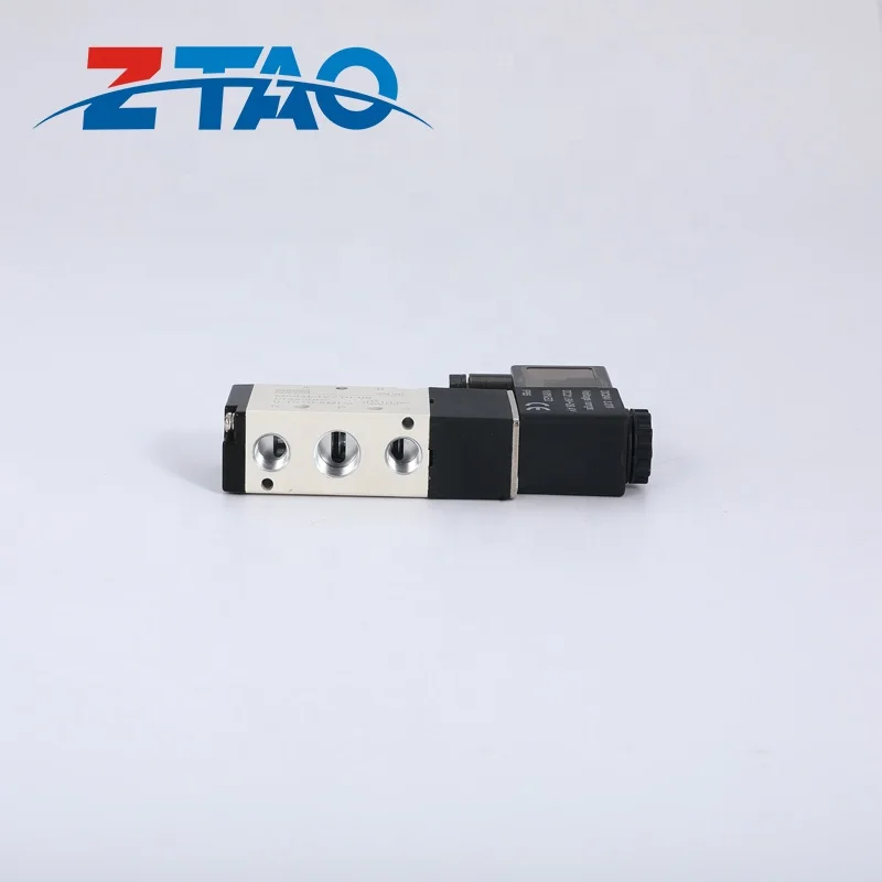 4V210-08 5/2 way electric coil pneumatic air control solenoid valve