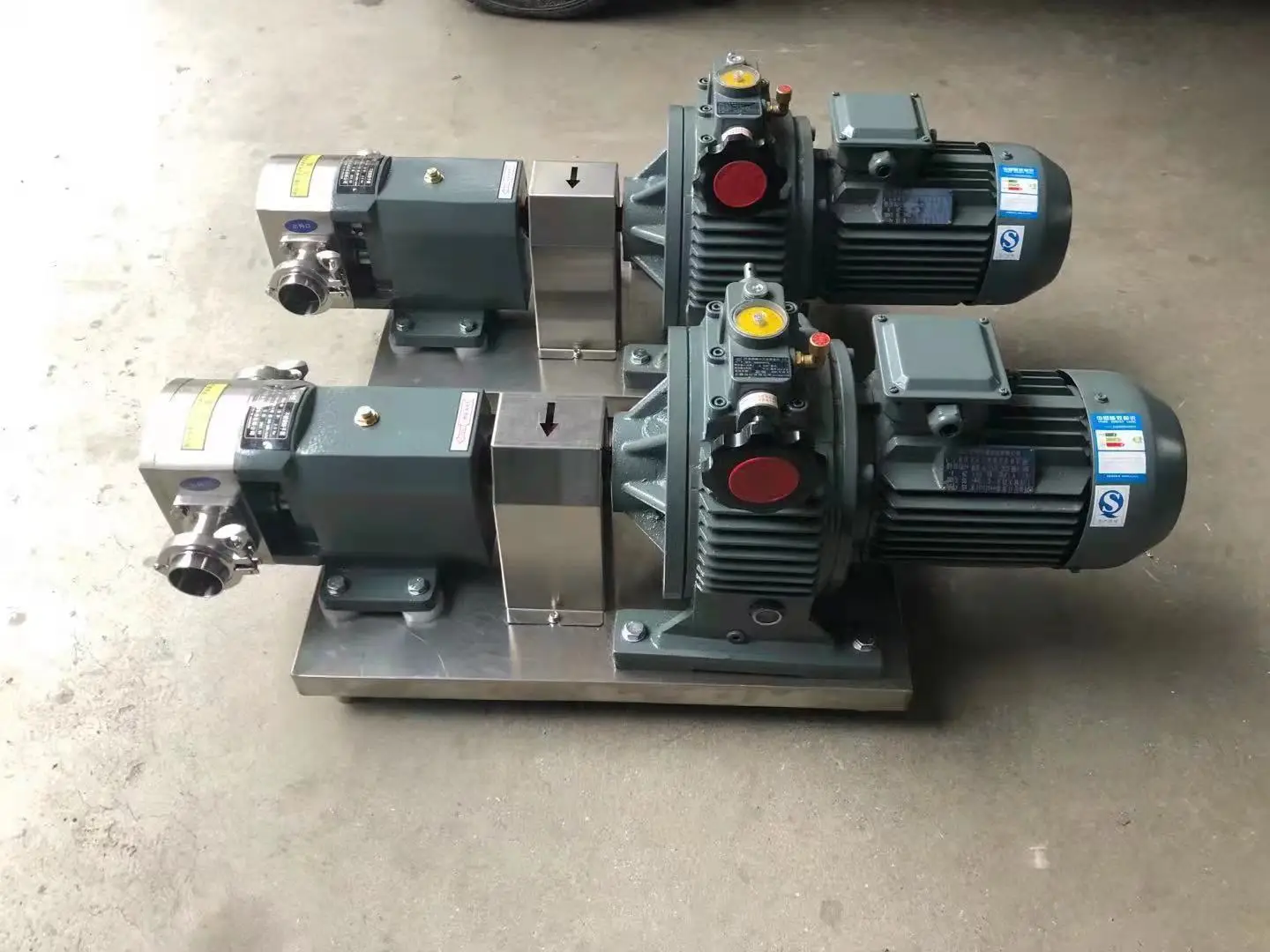 Hygienic Lobe Pump(Rotor Pump), Sanitary or Industrial SS304&316 stainless steel Pump with Low Price