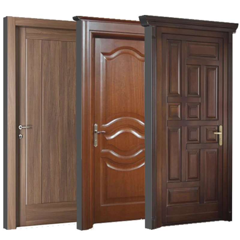 Cheap solid wood door house interior door white teak wood carving doors