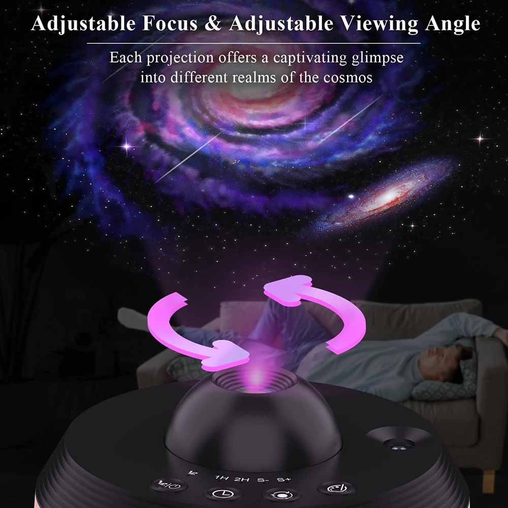 Dynamic Meteor Star 13 in 1 Galaxy Star Projector Ultra Clear Space 4K Planetarium Projector Night Light Lamp for Kids Gifts