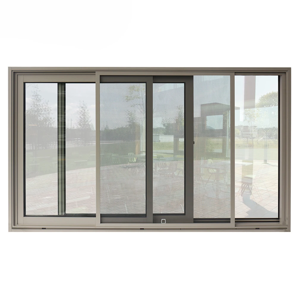 10 years warranty noiseless double glass window