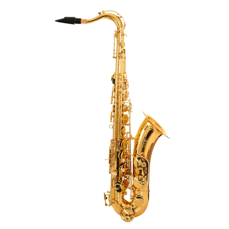 Wholesale professional B-flat tenor saxophone instrument Large saxophone professional performance big coffee recommend gold
