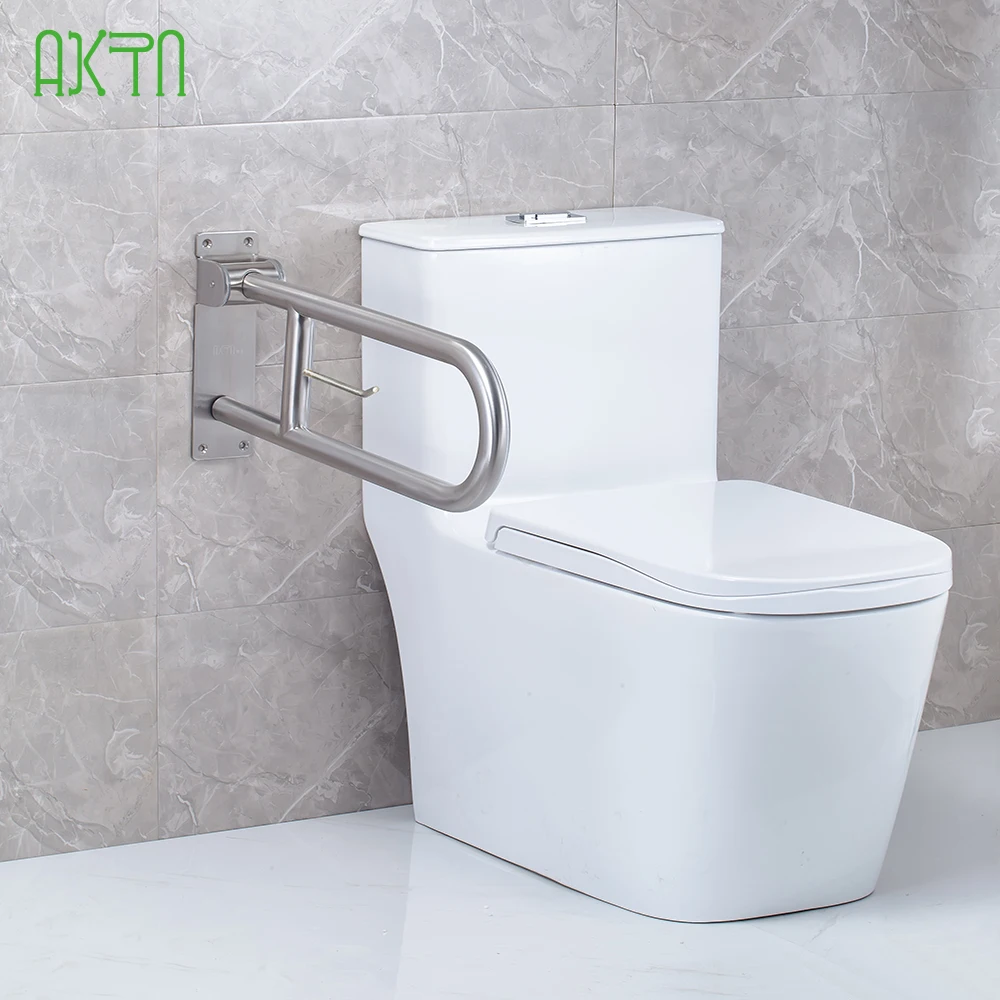 Wholesale Hospital Elderly Folding Grab Rails Disabled Toilet Handrail Grab Bar