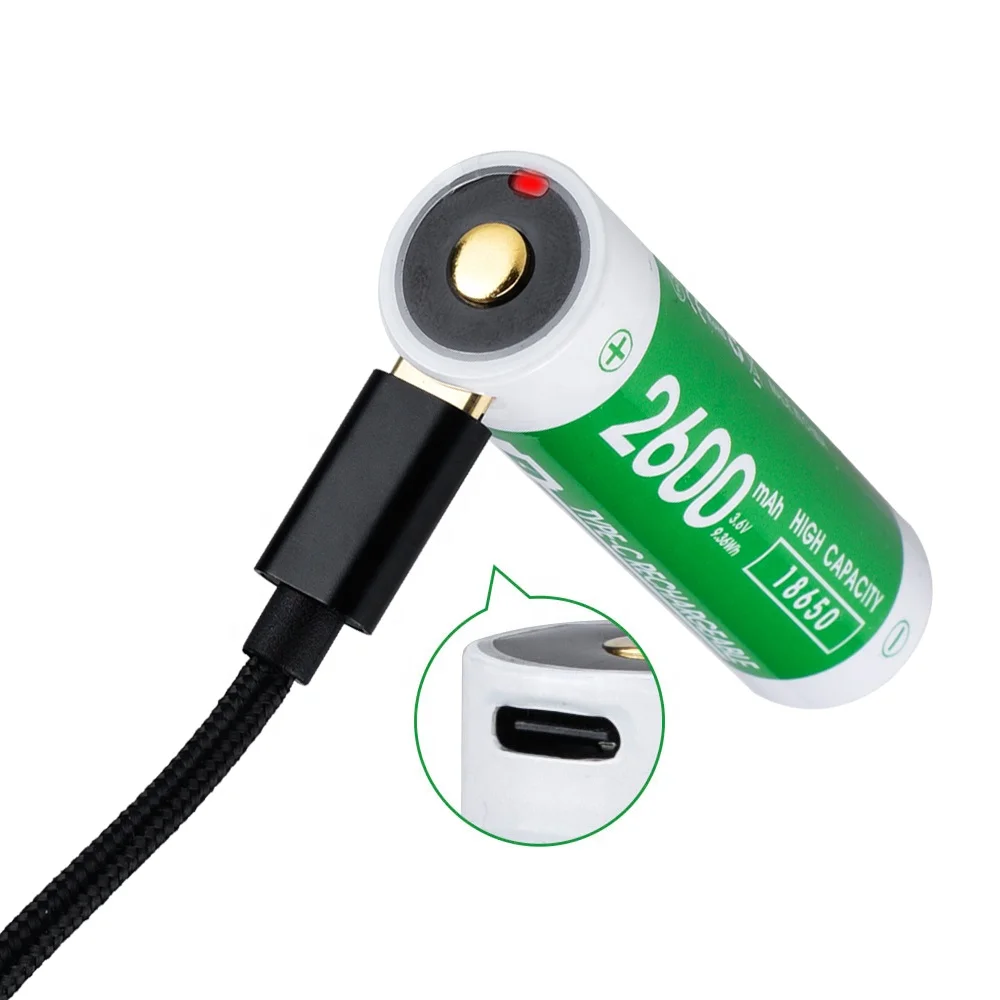 18650 li ion battery 3.7V 2600mah lithium battery for Consumer Electronics Flashlight