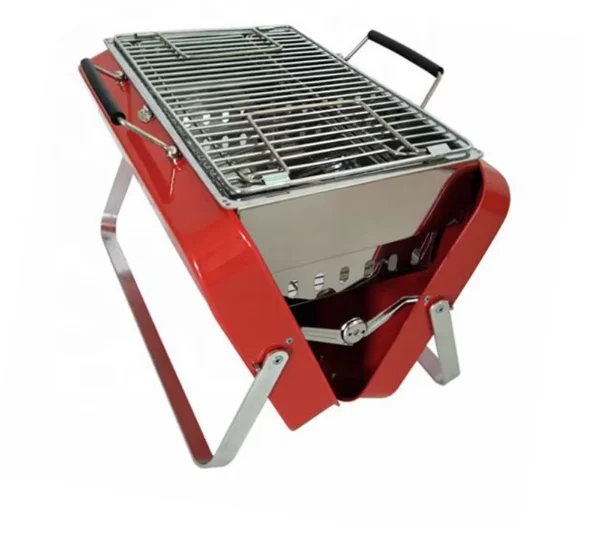 Hot Selling Suitcase Style Barbecue Grill Outdoor Camping Stove Portable Folding Charcoal BBQ Grill