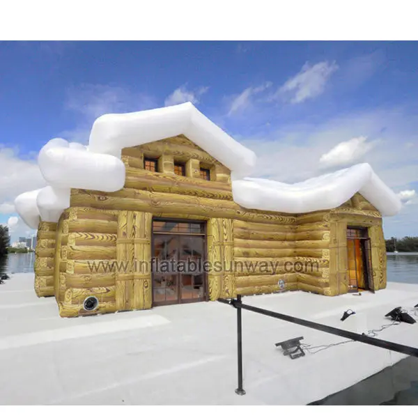 Sunway inflatable structure chalet house LED lighted inflatable wedding marquee inflatable party even tent for sale