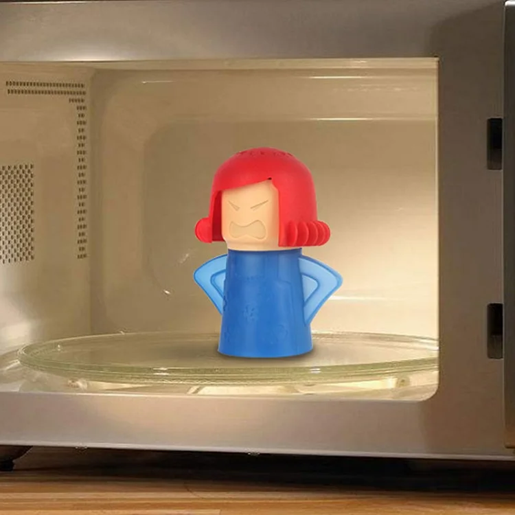 
Angry Mom Mad Crazy Mama Microwave Oven Steamer Cleaner High Temperature Steam Cleaning Equipment Tool 