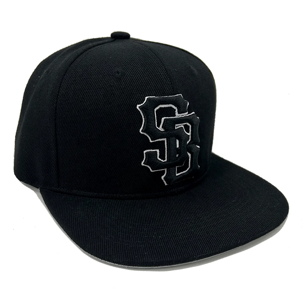High quality Flat Brim Baseball Caps Manufacturer Custom 3D Embroidery Logo Sports Caps For Men And Women Snapback Hats