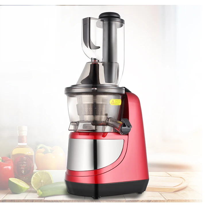 Electric Stainless Steel Filter Screen Multi-Function Portable Cold Press Slow Juicer with Mixed Filter Custom Plastic Household