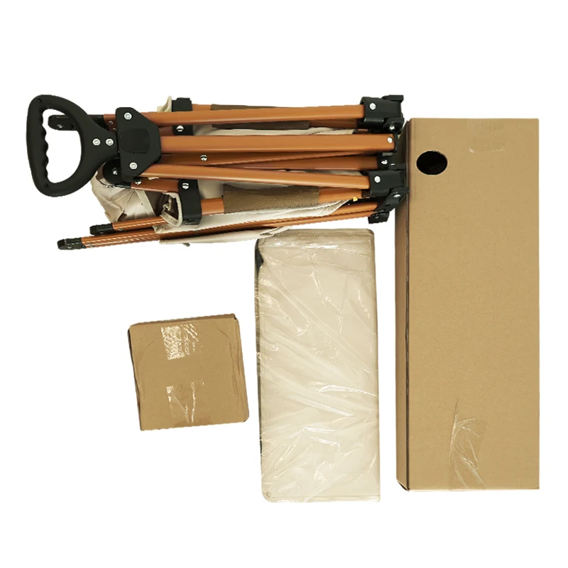 Factory Wholesale Collapsible Folding Wagon Cart Durable Foldable Wagons with 220 LB Capacity Utility