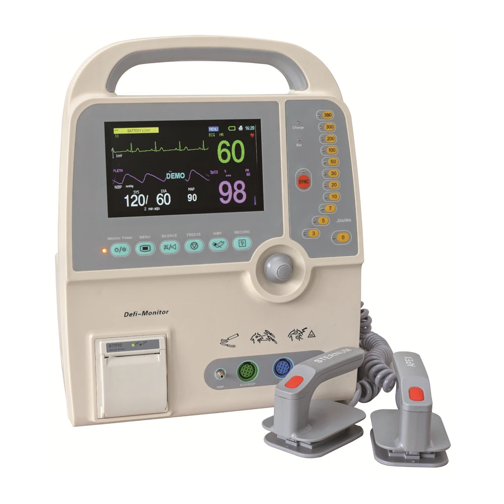 MY C029A портативный Бифазный Дефибриллятор монитор AED Автоматический Внешний Дефибриллятор (1600171621115)