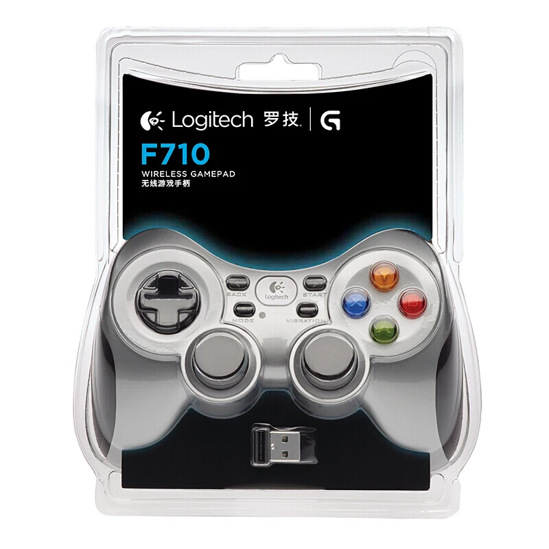 Wholesale Original Logitech F710 Wireless logitech gamepad game support dual vibration game controller pc wireless controller