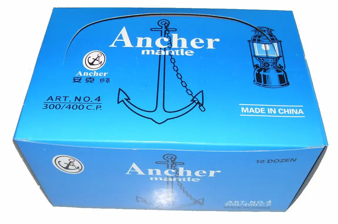 round model anch-er package  pressure lantern gas mantle