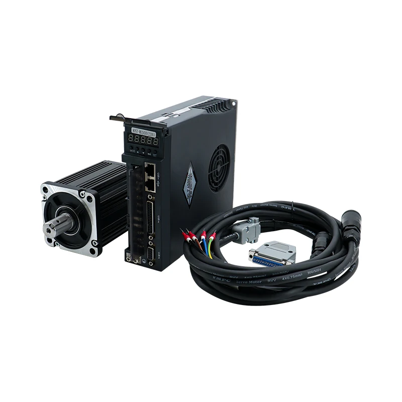 PU New fast shipping 750W 220v AC Servo motor 80ST-M02430 / 90ST-M02430 2.4Nm 3000rpm+ AC driver A1-SVD15 for CNC machine