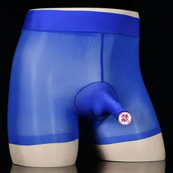 Новый Дизайн Сексуальные Бесшовные Мужские трусы Гей пенис антибактериальные нейлоновые трусы