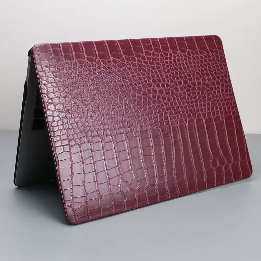 Popular Leather Hard Shell Compatible Customise Laptop Covers Case For Hp Full Grain Leather Laptop Case