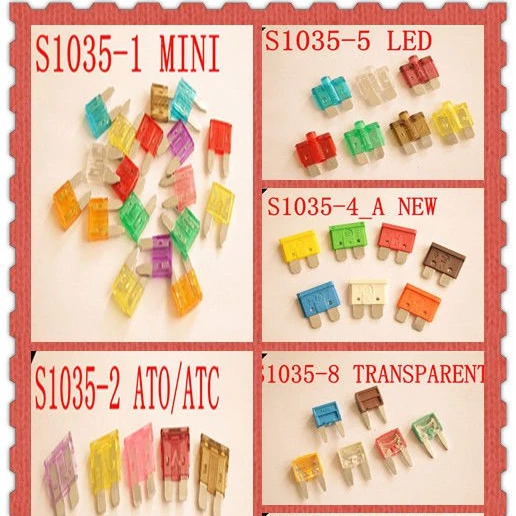 low profile mini blade fuse 5A 7.5A 10A 15A 20A 25A 30A 40A