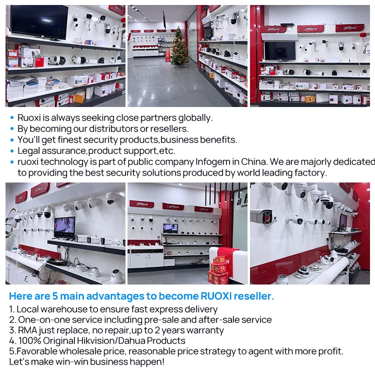 Dahua Original 2MP 4MP 8MP Sim Card Turret Bullet Dome Motion Detection audio Security CCTV Network 4k POE IP Camera System