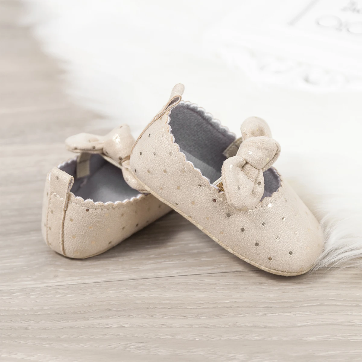 Hot Sale Bow Princess Shoes Baby Dress Shoes Light Weight Anti-slip Sole Newborn Baby Dresses Shoes