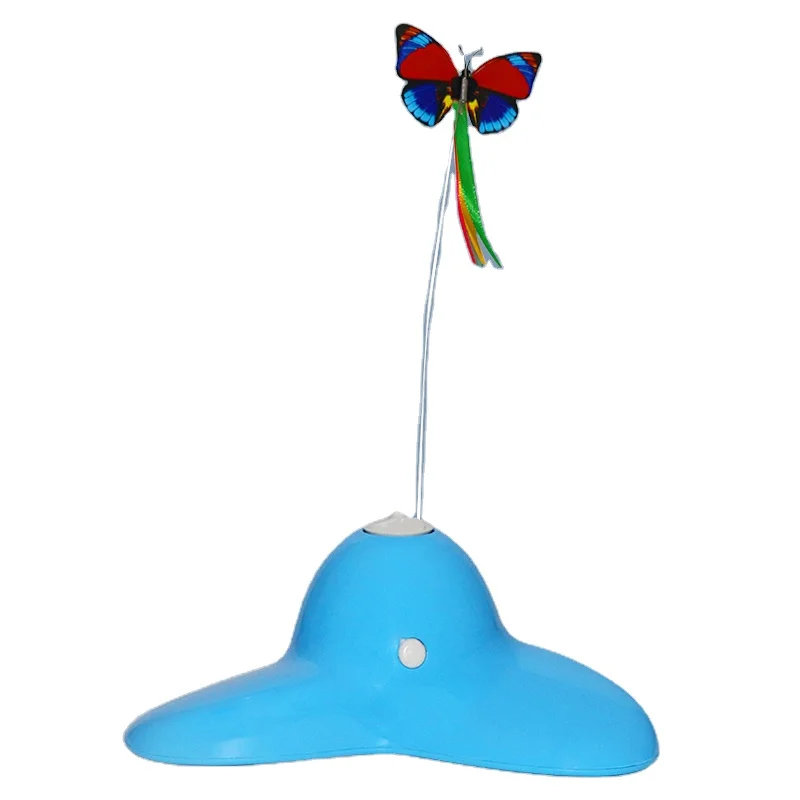 Manufacturer Cat Toy Teaser Interactive Electric Rotating Butterflies Cat Toys Cat Interactive Treats Toys