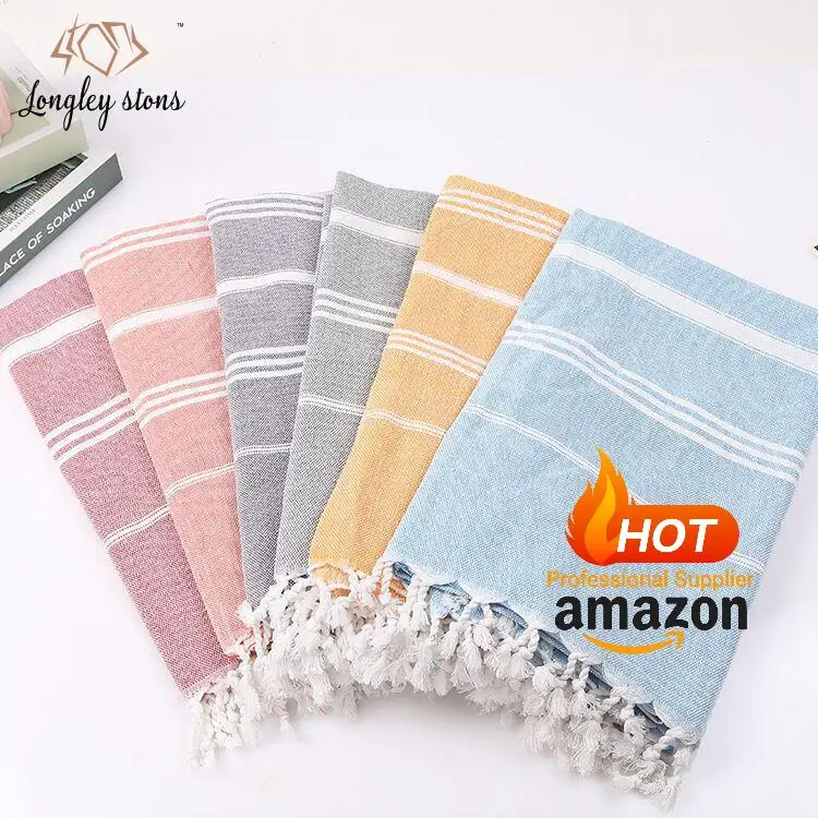 Large size 100% cotton turkish beach towel wholesale