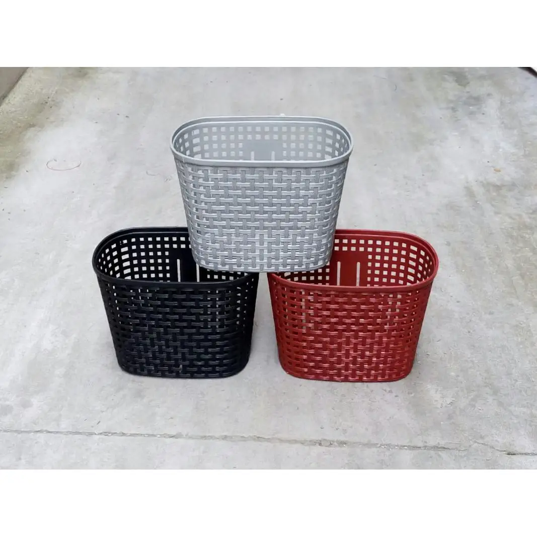 Bicycle Basket Electric Bicycle Front Basket Plastic Fall Resistant