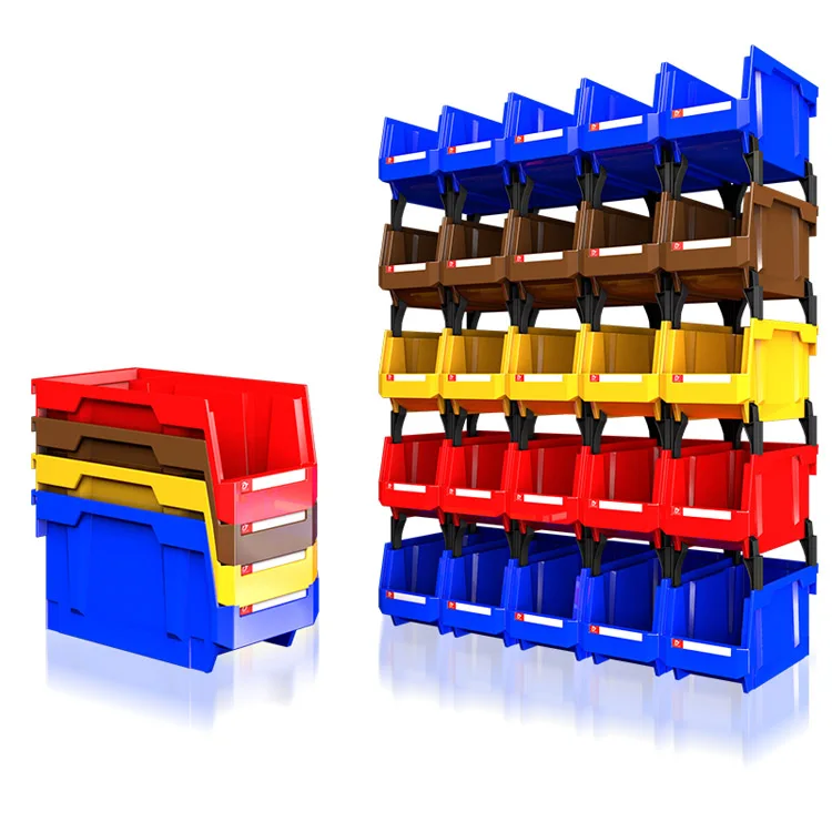 
Openning Wrokshop Spare Plastic Storage Stack Parts Tool Bin Small Parts Storage Organizer Box 