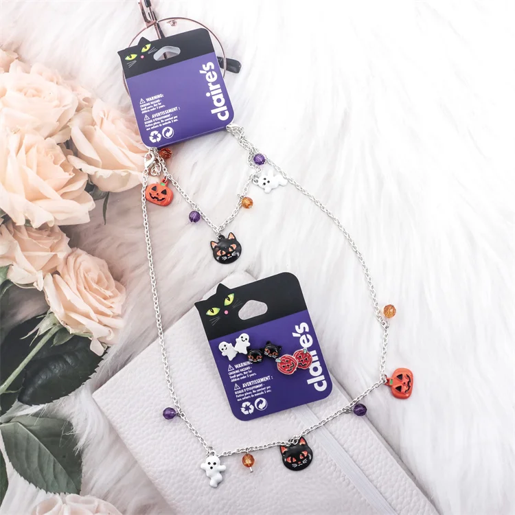 Yifan 2022 Wholesale New Design Personalized Charm Fancy Gift Halloween Pumpkin Jewelry Pendant Necklace For Women