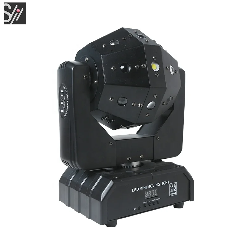 Led dj equipment hot sale 16pcs 3in1 beam strobe laser moving head disco light