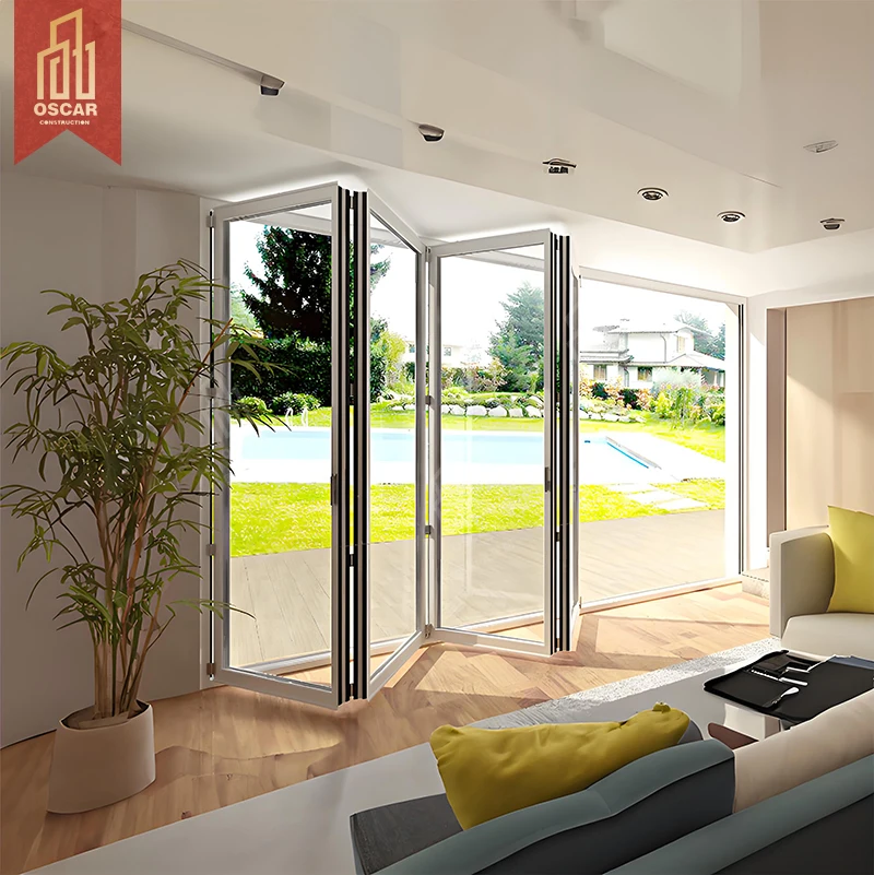 Oscaracso Flat Short Neck Slide Fold Folding Door Handle