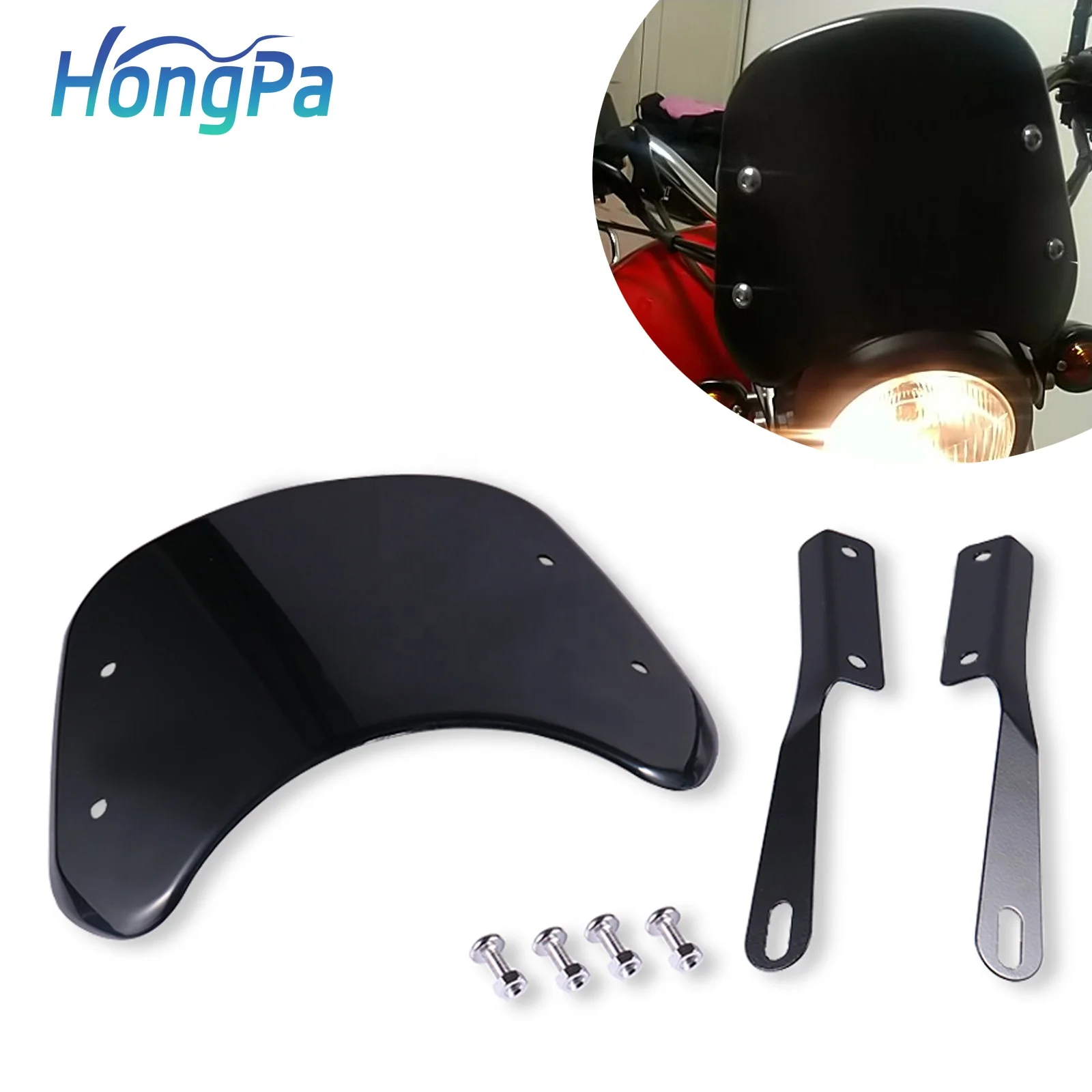 Защитный экран на лобовое стекло для мотоцикла 5-7