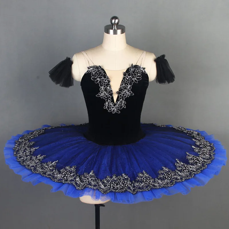 Cute Sweet Girl Princess Dress for Ballet Training Black Swan Stage Performance Tutu Age Group Children Fabric Type Tulle
