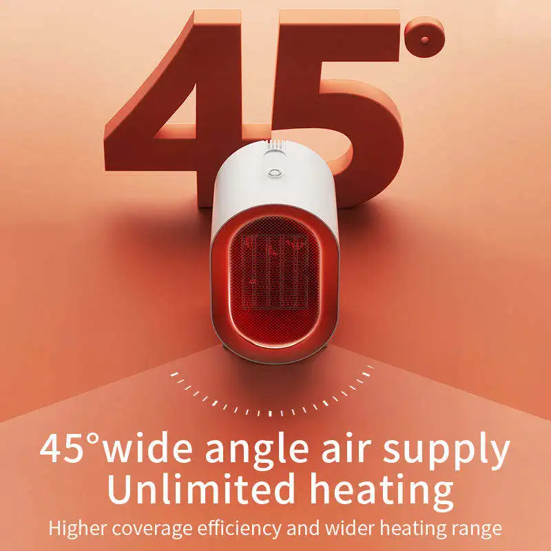 Trend product 2023 arrival fan heat portable heated fan small heater with heating and fan