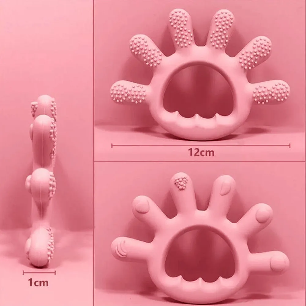 Wholesale Non-toxic Christmas 100% Food Grade Kids Silicone Teething Toys Baby For Children