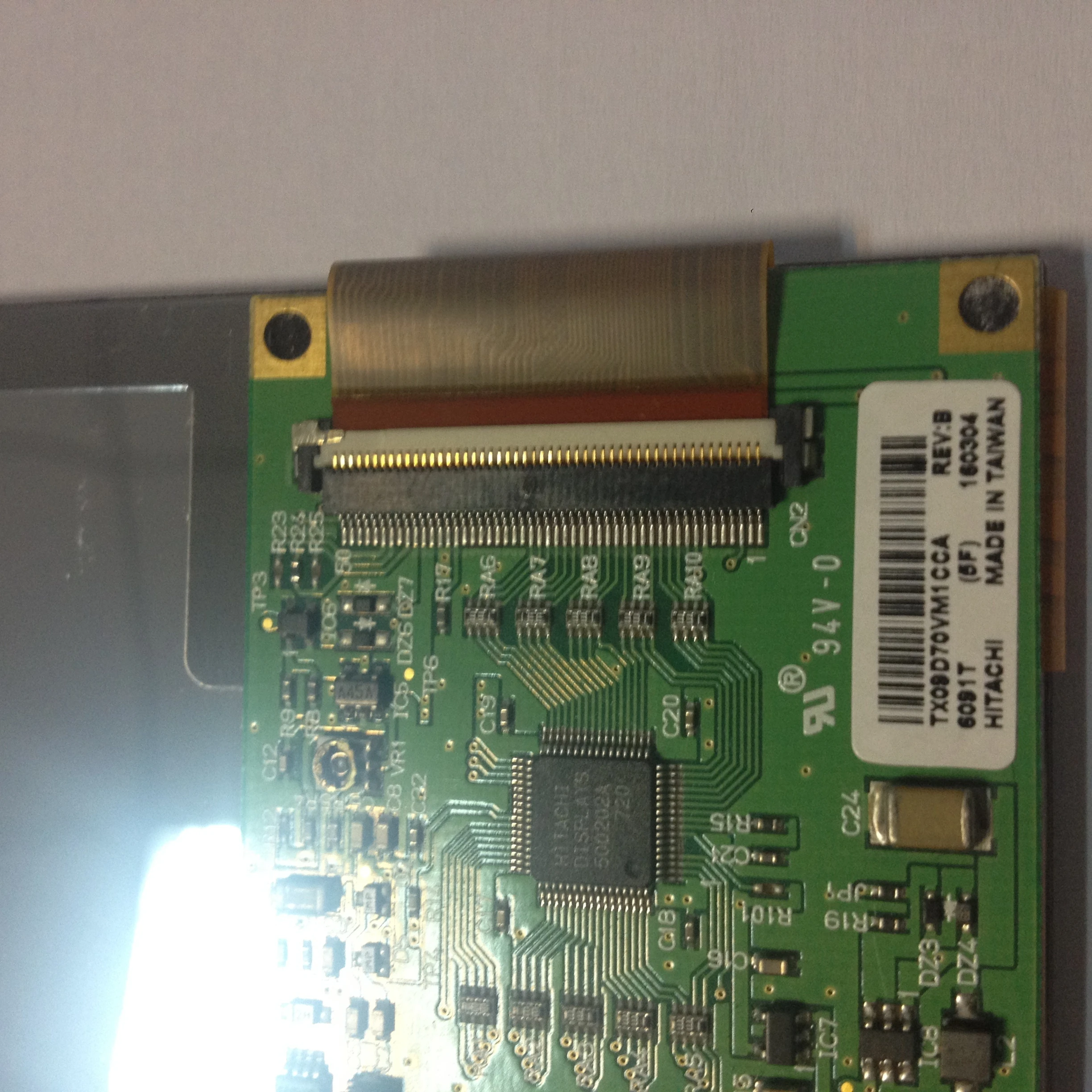 Hitachi TX09D70VM1CCA 3.5 inch LCD display 4-wire Resistive Touch panel 240(RGB)*320 resolution for handheld&PDA