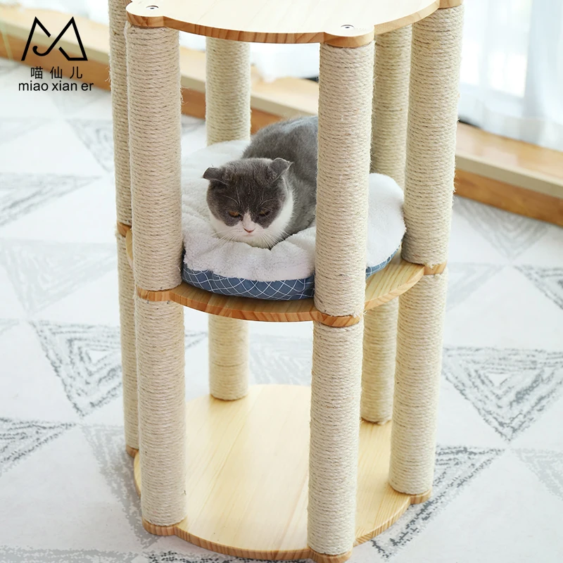 Fun furniture climbing gyms  tree tower cat trees for big cats