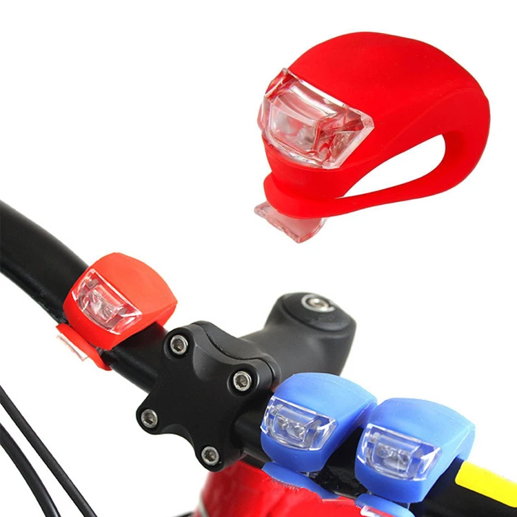 Bike Accessories Silicone Rubber Led Bicycle Light Strobe Warning Wheel Bike Spoke Light wholesale