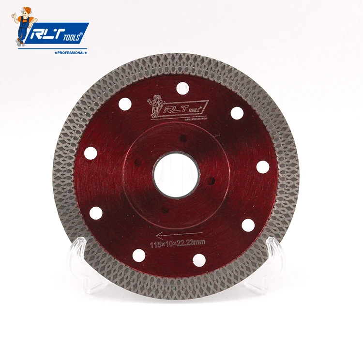 RLT Tools 4 inch 4.5 Inch Best Selling Custom Multi-Function Cutting Mesh Transparent Red Circular Diamond Saw Blade With Guard