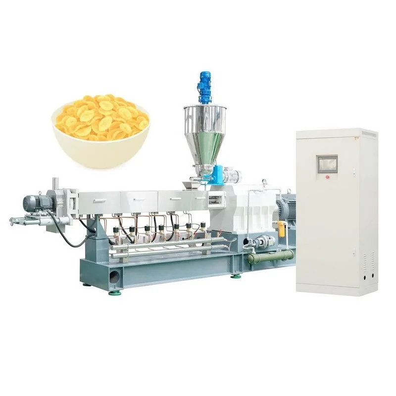 South American popular corn flakes and puffed snack-making machine drying equipment & extrusion machinery